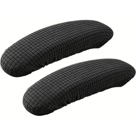 1 paire de housses d'accoudoirs de chaise de bureau, extensibles, résistantes à l'eau, extensibles, pour chaise de bureau, chaise de jeu, faciles à installer et à nettoyer, confortables