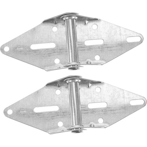 de 2 charnières de porte de garage avec boulons de fixation