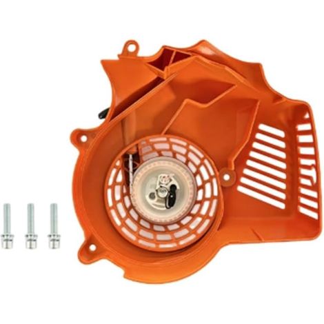 Remplacement lanceur pour souffleur BG45 BG46-D travail extérieur(starter+screws) Compatible OEM 4229, montage rapide, plastique résistant, pour BG55, BG65, SH55 (1/5)