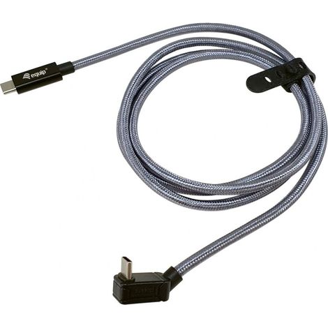 Cable Usb-c Macho Usb-c  Acodado Macho Usb 3.2 240w 4k 20gbps 3m