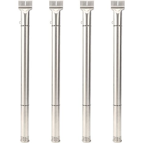 Tube Brûleur - Acier Inoxydable - Pour Barbecue - Longueur 40,2 cm Diamètre 2,5 cm - Lot de 4 (1/5)