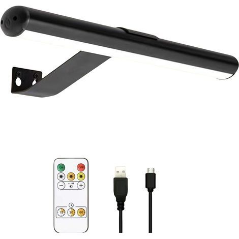 Applique murale sans fil avec détecteur de mouvement, applique murale LED sans fil avec télécommande, rechargeable par USB (1/5)