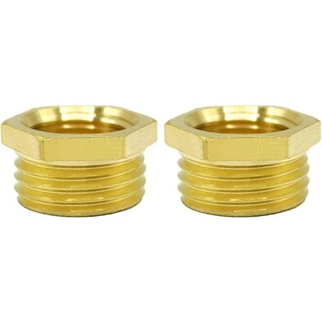 Hose Tap Adaptor Brass Connector 3/4 to 1/2 Reducer (1/3)