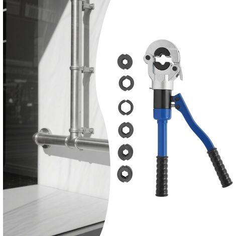 Profi Presszange (hydraulisch) Presswerkzeug V-Kontur(SC-Kontur) 12-14-15-16-18-22-28 Set Presswerkzeug (1/5)