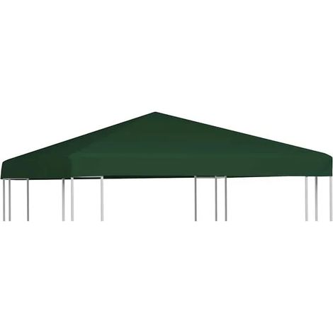 Toile de gazebo de haute qualité, 310 g/m², 3 m x 3 m, verte. (1/5)