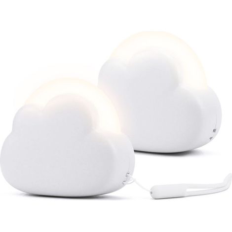 Nachtlicht – Nachttischlampe – Tragbares Nachtlicht – LED-Lampe – 1200-mAh-Akku – 2 Leuchtmodi – UV-frei – Schnellladefunktion (1/5)