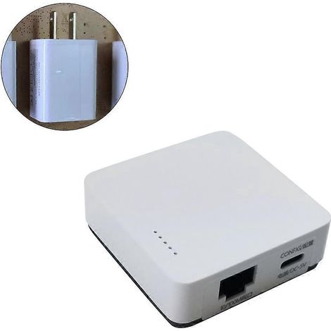 Serveur d'impression sans fil Wi-Fi avec port USB NP330 - Partage d'impression pour imprimante - US-NP331NW (1/5)