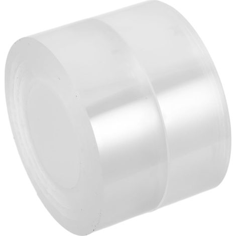 2 rouleaux de ruban adhésif transparent pour rideaux, silencieux et facile à poser sur les anneaux (1/5)