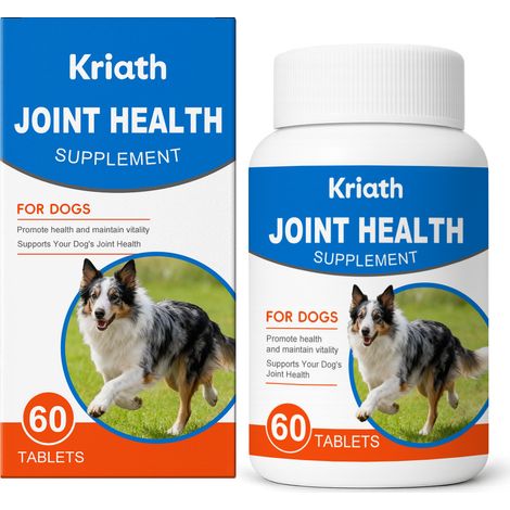 Comprimés de complément alimentaire pour les articulations des chiens - Nourrissent et protègent les articulations de votre chien pour un confort et une santé au quotidien - 60 comprimés (1/5)