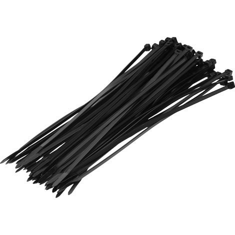 Colliers de serrage noirs (lot de 50) 2,5 x 120 mm Vorstahl (1/5)