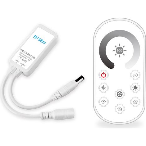 Variateur tactile Amazon FCC RF à tension constante pour LED monochrome, mini variateur progressif