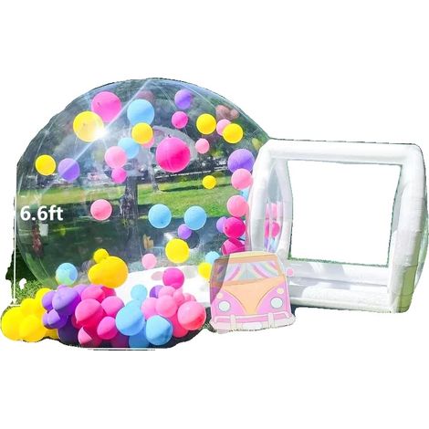 Tente à bulles gonflable, PVC durable, polyvalente pour événements, 2.5 mètres (1/2)