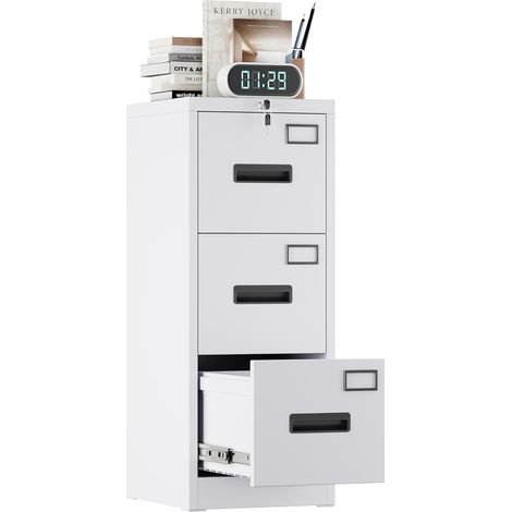 A4 Metal Vertical Filing Cabinet (1/4)