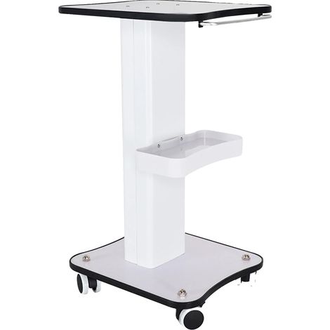 Chariot de beauté, design gain de place, mobilité facile, Blanc (1/2)