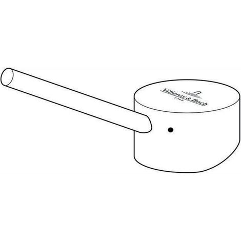 Poignée de robinet 925180LC collections professionnelles inox massif VILLEROY & BOCH