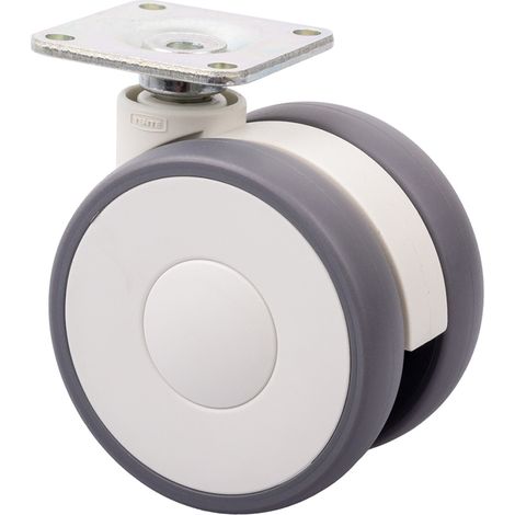 Linea 65mm 70kg Hellgraue Möbelrolle SANS MARQUE