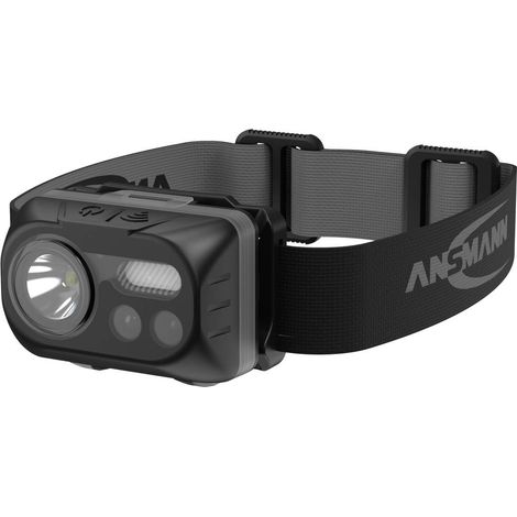 Ansmann HD230BS torcia frontale nera impermeabile per campeggio (1/5)