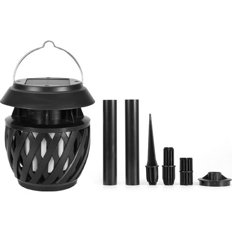 Lampe à flamme LED solaire, lampe de tente étanche, lampe d'urgence pour le camping. (1/4)