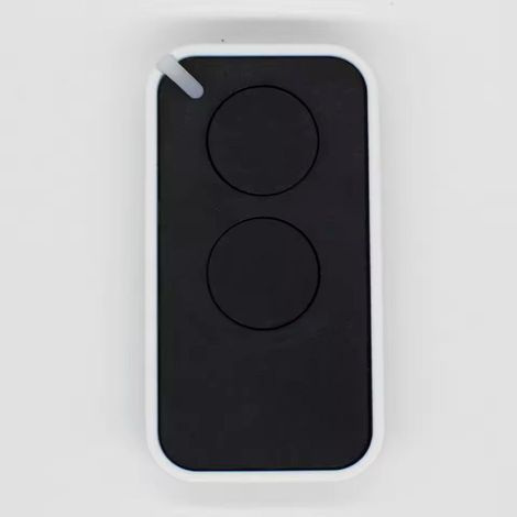 Télécommande sans fil à code tournant 2 canaux pour portes de garage et volets roulants électriques – Compatible avec systèmes Nice (sans marque) – Noir yun (1/3)
