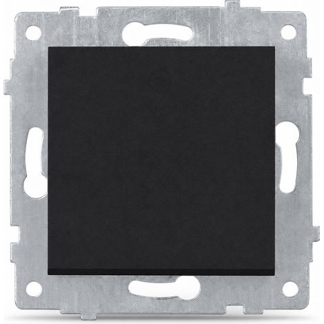 Module carillon encastrable 80 mm 16A noir