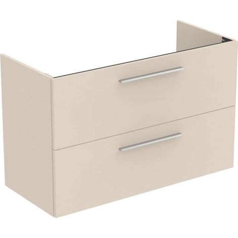 IS MWT-Unterschrank i.life A 2 Auszüge 1000x440x630mm Sandbeige matt (1/5)