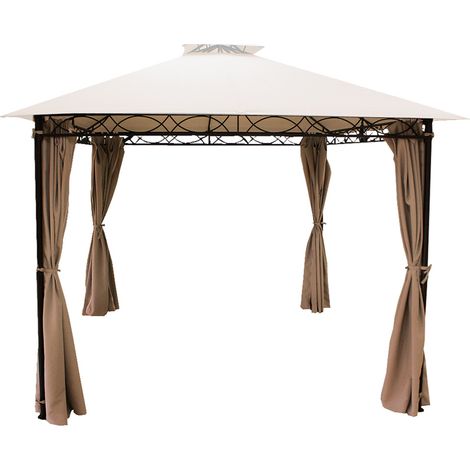 Marco Polo 3x3m Mocha Curtain set