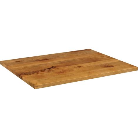 Dessus de table  Dessus de bureau  Plateau de table 90x80x3,8 cm rectangulaire bois massif manguier (1/5)
