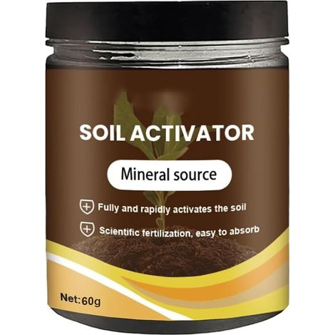 Activateurs De Sol,Amendement De Sol Biologique,Activateur De Sol Soluble Dans l'Eau,Pour Lits De Jardin Surélevés, Terreau, Pelouses Et Jardins (1/5)