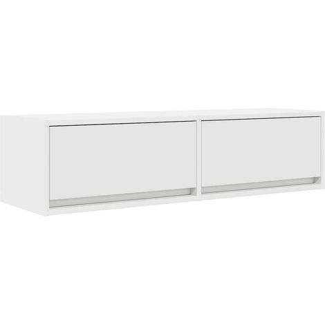 Maison Exclusive - Mobile TV Bianco 100 x 31 x 25,5 cm Legno multistrato