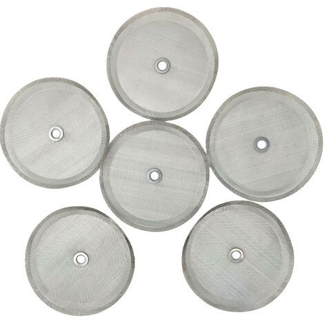 Replacement Filter for Coffee Machines, 4" Stainless Steel Mesh with Metal Ring, 800–1000ml