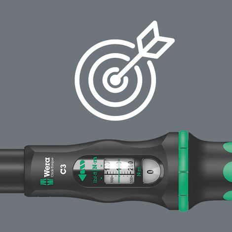 Chiave dinamometrica Wera Click-Torque C 3 1/2" 40 - 200 Nm