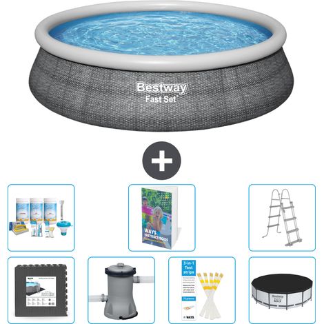 Bestway Piscina Bestway Fast Set Rotonda - 457x107 cm - 8-pezzi  S412