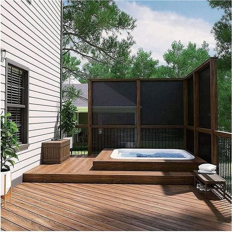 Filet d'ombrage potager 75%, tissu noir anti-vent pour serres, voile rectangulaire 4x8m