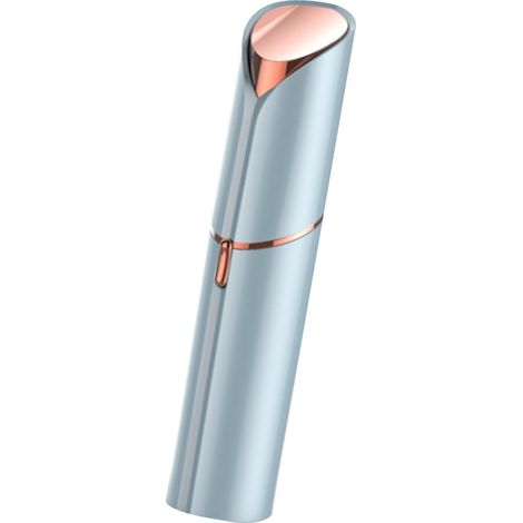 Épilateur électrique sans douleur, tondeuse silencieuse lavable, 2 têtes de rechange, coupe-cheveux rechargeable bleu (1/5)