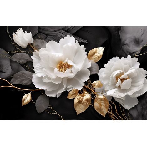 Papier peint panoramique - Fleurs - 130 cm x 83 cm (1/2)