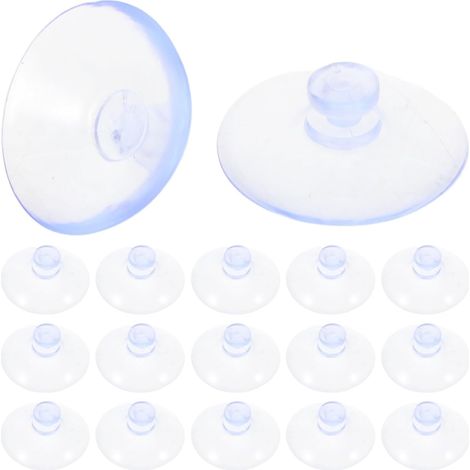 Ventouses Transparentes Champignon 25 MM Lot de 300 Patins Antidérapants pour Plateau de Table en Verre Ventouses Haute Résistance pour Bureau et Accessoires de Salle de Bain