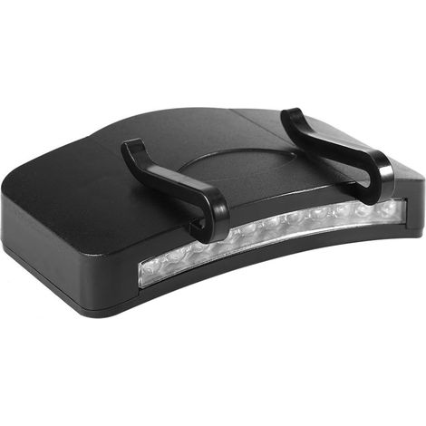 Lampe à Pince pour Chapeau de mer/Lampe de Poche/Lampe Frontale, 11 LED, pour la pêche, la Course à Pied, Le Camping, la randonnée et l'escalade (1/5)