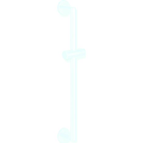 Brausehalterstange, d: 25 L=600 mm, chrom