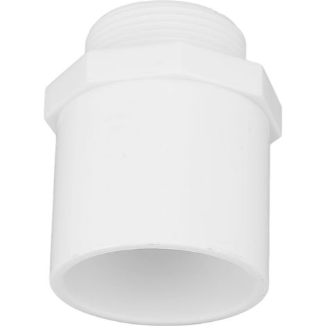 Raccord de tuyauterie en PVC, accessoires de piscine pour serres, exploitations agricoles et irrigation agricole, filetage mâle G1 (1/5)