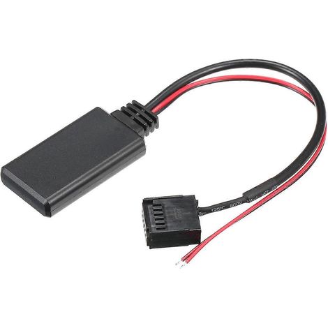 Adaptateur audio de remplacement pour autoradio Ford Focus 6000CD avec Bluetooth 5.0 et entrée AUX (compatible 5000 et 6000 CD). (1/4)