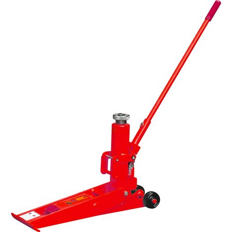 Cric hydraulique pour chariot élévateur 4 tonnes - Extra bas 65 mm - Pompe double vitesse - Usage professionnel intensif MW Tools HKH04 (1/2)