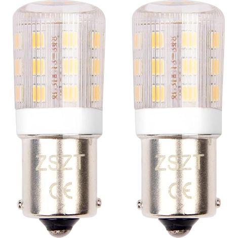 BA15S LED 12V 24V Bulb Warm White 3000K, Bayonet Single Contact 1156 1141 LED Replacement for Interior Lighting RV Caravan Boat etc (Pack of 2) (1/5)