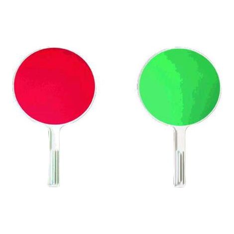 Palette Moviere Rifrangente Bicolore Rosso/Verde Cm. 30