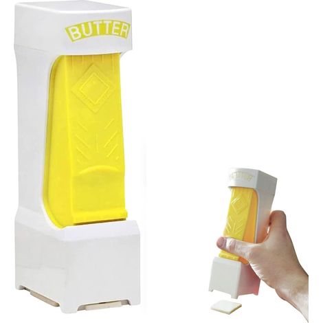 Couteau à Beurre Pratique avec Lame en Acier Inoxydable–Distributeur de Beurre et Fromage pour Cuisine, Découpe Facile et Distribution, Facile à Nettoyer, Idéal pour Petit-Déjeuner et En-Cas (1/5)