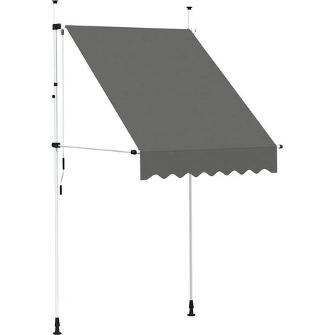 Maison Exclusive - Tenda da Sole Retrattile Manuale 150 cm Antracite