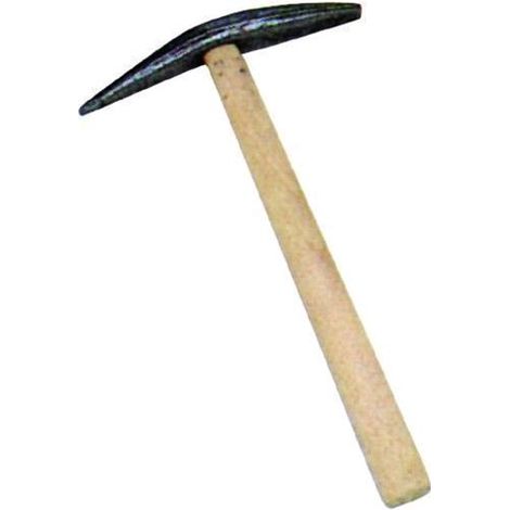 Martellina Battiscoria In Acciaio Manico Legno