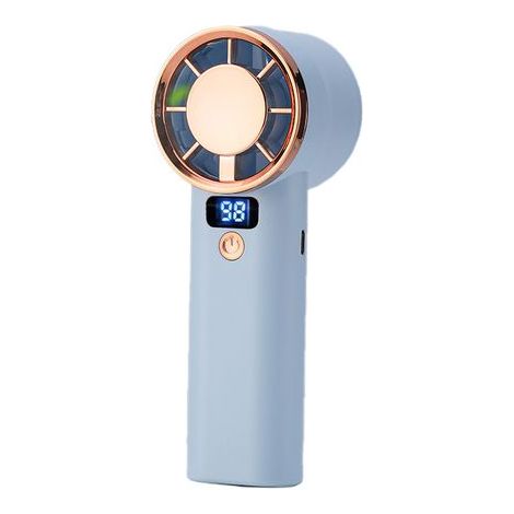 Ventilateur portable vert menthe : Rafraîchissement portable avec longue autonomie (bleu) (1/5)