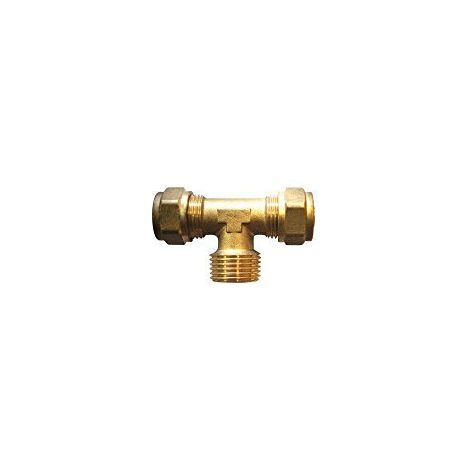 Boutte 3180414 N204V15 Collecteur laiton male/femelle 20 x 27 avec 4 sorties vannes male 15 x 21