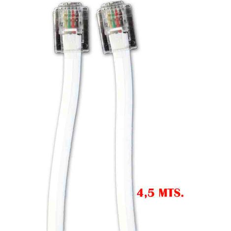 Telefonverlängerung 4,5 m, 4-Wege-Stecker-Stecker-EDM (1/2)