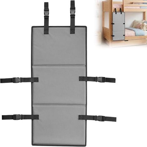 Protection antichute pour échelle de lit superposé/mezzanine - 78 x 38 cm - Tissu Oxford - Boucles réglables - Conception anti-escalade (1/5)